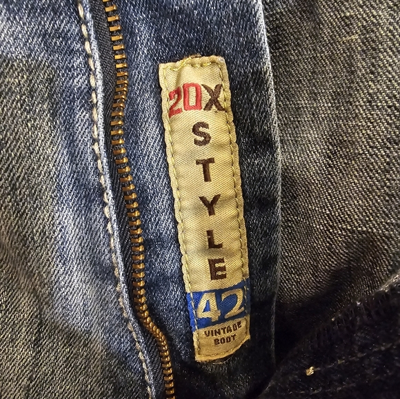 Mens Wrangler 20X Style 42 Vintage Boot Jeans - Picture 5 of 9